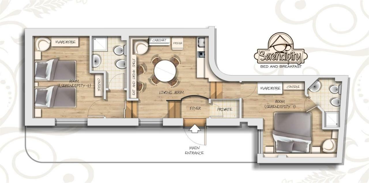 Serendipity B&B เปสการา ภายนอก รูปภาพ